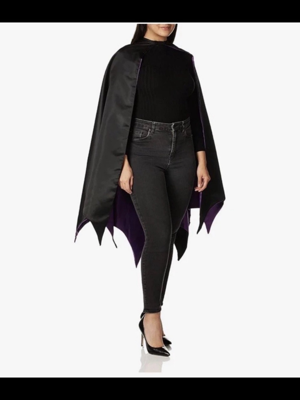 Batman DC Comics Deluxe Batgirl Cape in Black & Purple